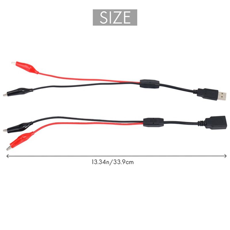 Usb Ammeter Tester - A64I 2 шт. USB-кабели с зажимами