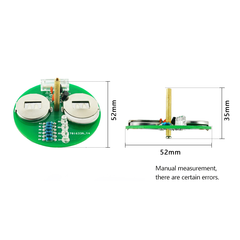 Electronics Repair School - Набор для пайки электронных компонентов: LED-гиро-светильник