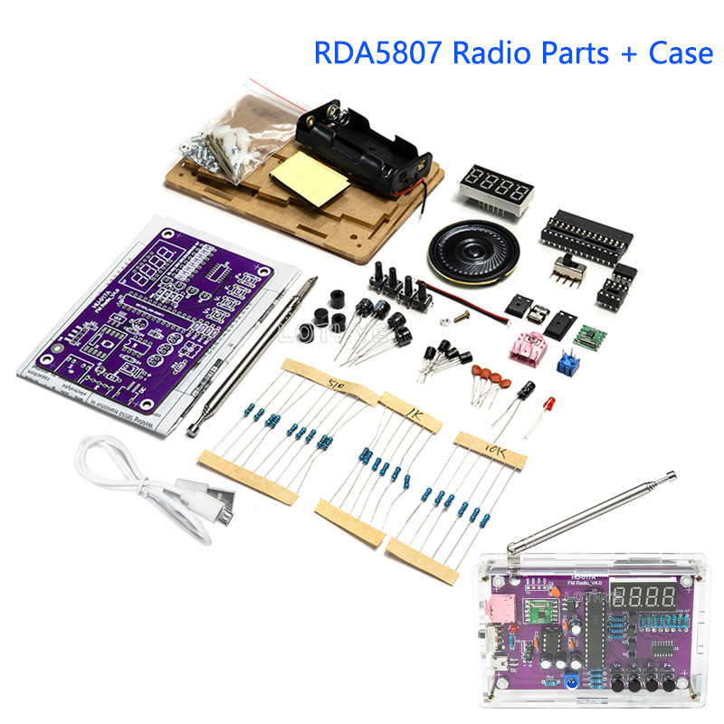 Electronics Repair School - Электронный комплект «сделай сам» RDA5807S, FM-радио,