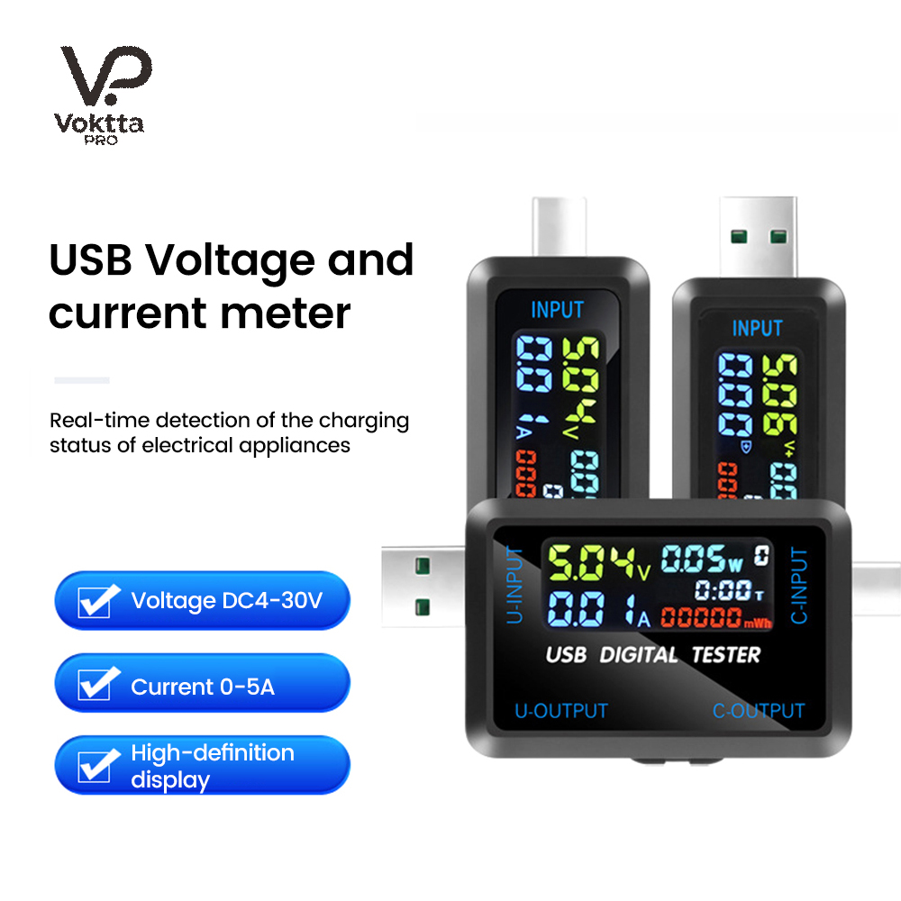USB-тестер 10 в 1, цифровой во – обзор и цена Usb Ammeter Tester