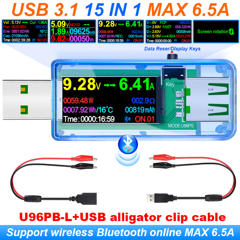 15 в 1 USB 3.1 тестер цифровой – обзор и цена Usb Ammeter Tester