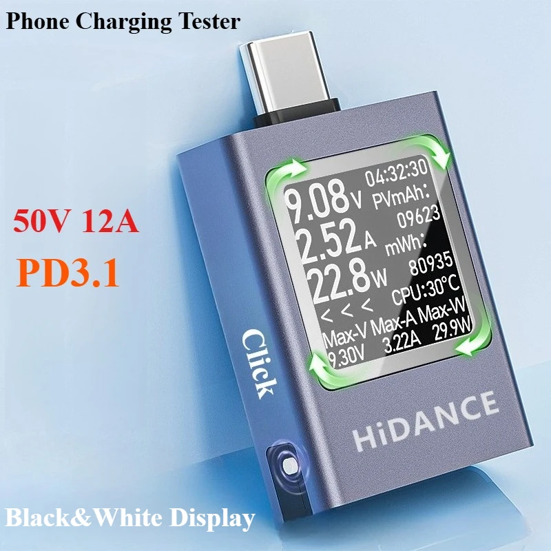 13 в 1 DC 4,5-50 В 0-12A Много – обзор и цена Usb Ammeter Tester