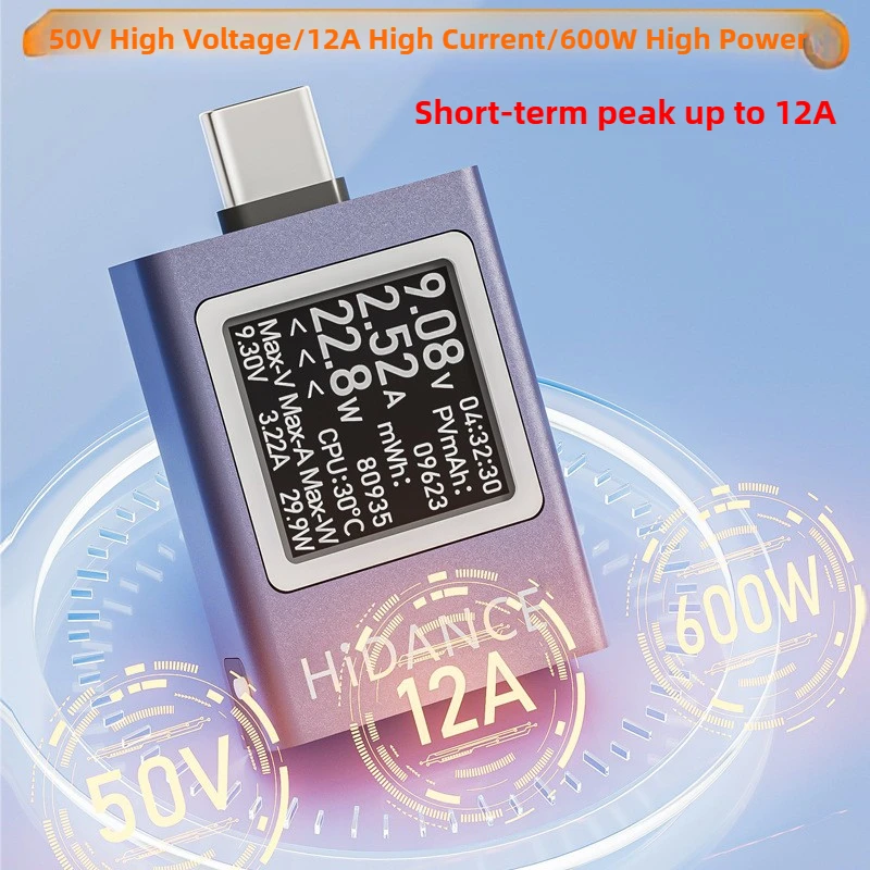 13 в 1 DC 4,5-50 В 0-12A Много – обзор и цена Usb Ammeter Tester