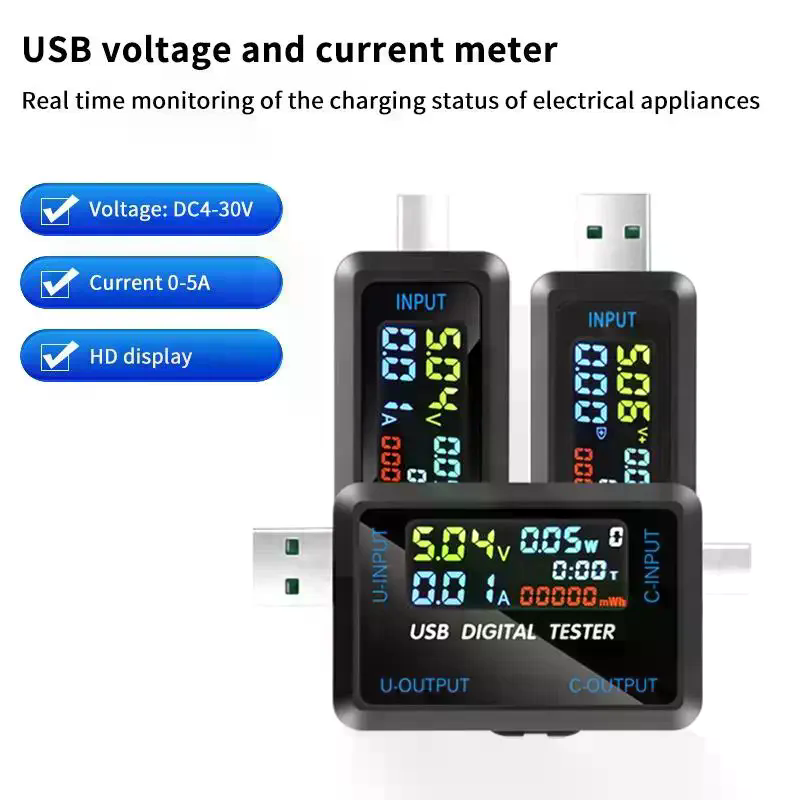 Многофункциональный USB Type-C – обзор и цена Usb Ammeter Tester