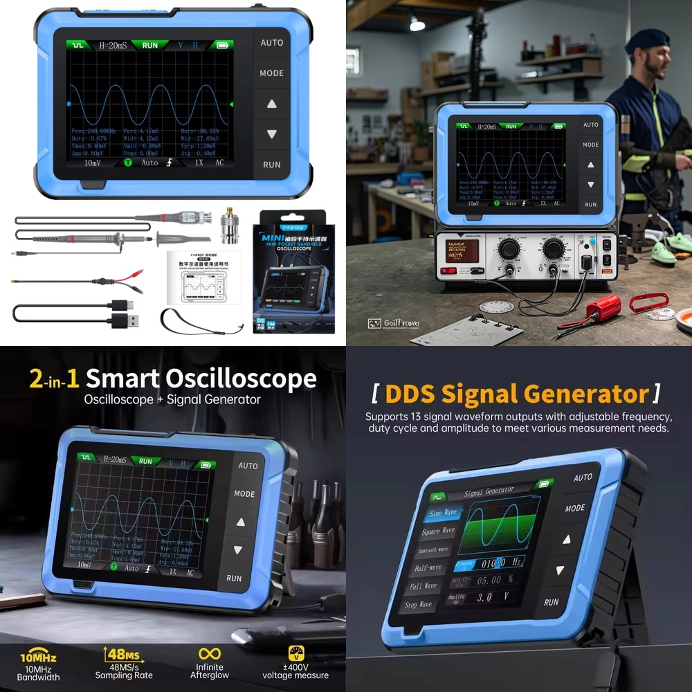 Портативный цифровой осциллогр – обзор и цена Electronics Repair Tools