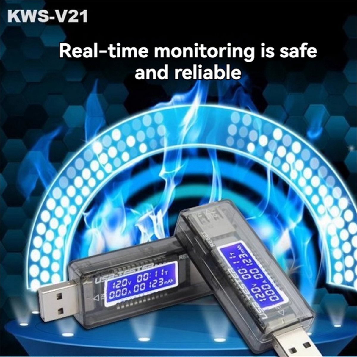 USB-тестер DT75BG KWS-V21, циф – обзор и цена Usb Ammeter Tester